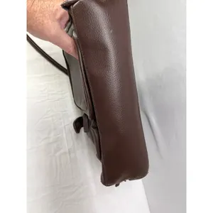 Cherokee Brown Leather Shoulder Bag Multi Pocket Organizer Purse Handbag thumbnail 10