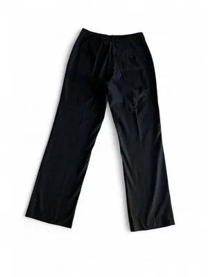 Old Navy Black Essential Stretch Straight Leg Dress Pants 6 thumbnail 5