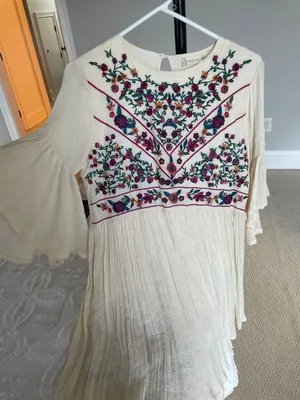 Altar'd State Floral Embroidered Dress thumbnail 5