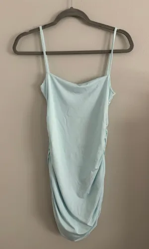 Light Blue Mini Dress thumbnail 1