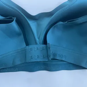 LULULEMON Fine Form Bra in Bermuda Teal Size 34DD Yoga Running Sport Seamless thumbnail 12