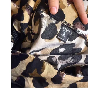 SHEIN cheetah print wrap skirt small thumbnail 3