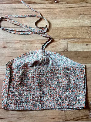 Floral Crop Top Multi Size XS thumbnail 2