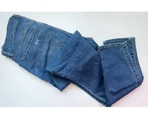 Gap • Medium Blue True Skinny Destructed Jeans thumbnail 1