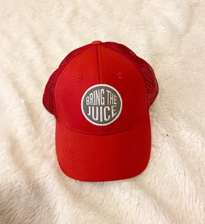 Ohio State University buckeyes bring the juice red cap thumbnail 1