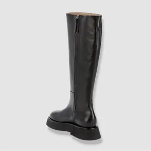 $810 Wandler Women's Black Rosa Leather Knee High Boot Shoes Size 37 Fall thumbnail 3