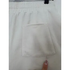 For Love & Lemons Cream Sweat Shorts Size Medium Embroidery Comfort Loungewear thumbnail 11