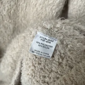 Stitch Fix Skies Are Blue Soft Shaggy Chunky Cardigan Ivory L thumbnail 6