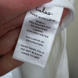 Lulus NWOT Upscale Flirt Ivory Rhinestone Sleeveless Bodycon Midi Dress XS thumbnail 10