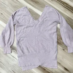 Yes Lola Pink Off The Shoulder Sweater Women’s Small thumbnail 2