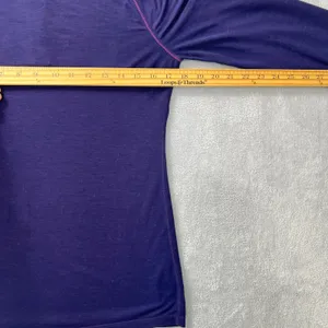 Paradox Merino Blend 1/4 Zip Base Layer Top M Women Blue‎ Athletic Drirelease thumbnail 7