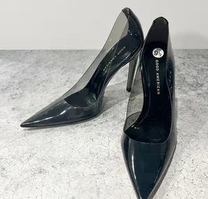 NEW Good American cinderella Pump In Light Smoke Size 9.5 thumbnail 2