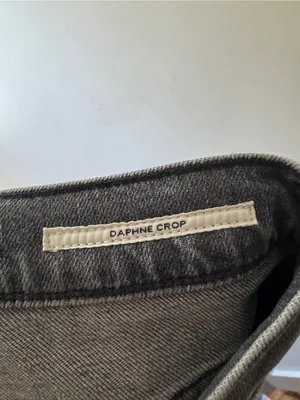 Citizens of Humanity Daphne Crop Jeans Washed Charcoal Gray thumbnail 11