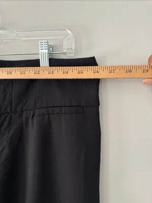 Alice + Olivia Women's Work Trousers Black Wide-Leg Size 8 Based on Measurements thumbnail 4