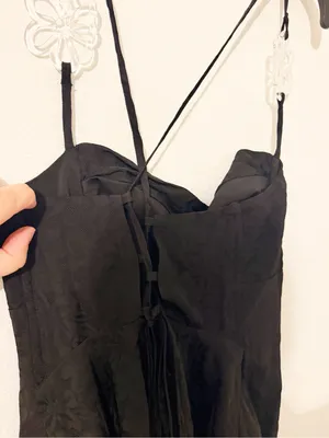 NWT For Love And Lemons Janet Black Mini Dress Cocktail Size Small S thumbnail 5