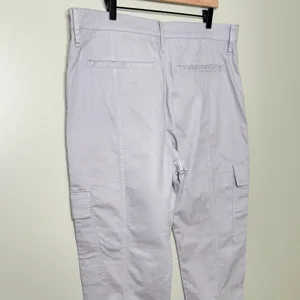 Madewell The Garment Dyed ‘90s Straight Cargo Pant Solstice Grey Blue Size 33 thumbnail 9