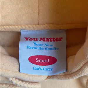 “You Matter” by Demetrius Harmon hoodie Yellow thumbnail 2