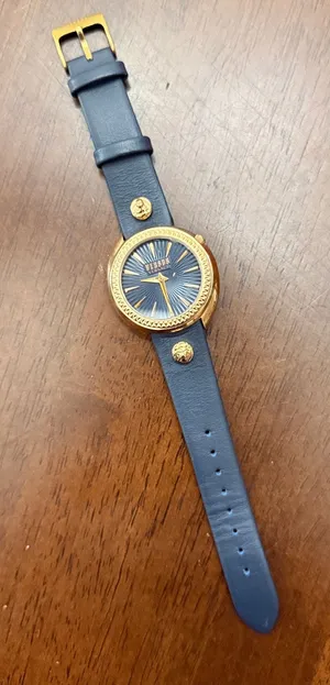 Versace Tortona Leather Strap Watch, 38mm thumbnail 1