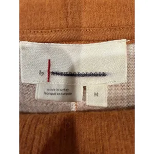 Anthropologie Cowl Neck Oversized Women's Orange Sweater Size Medium thumbnail 8