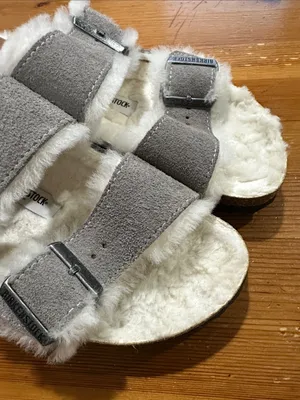 Birkenstock Arizona Shearling Sandal Size 38 thumbnail 4