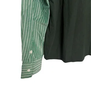 Lioness Bottega Green Layered Mix Media Crewneck Tee Striped Long Sleeve Shirt S thumbnail 10