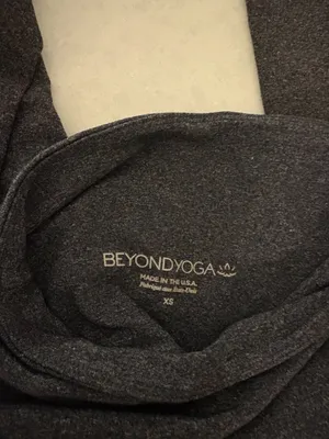 Beyond Yoga Leggings Size XS Xtra Small Dark Charcoal Grey Pull On Neutral Ankle thumbnail 3
