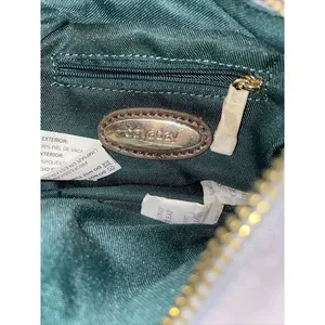 dayaday Leather Suede Purse Handbag Brown‎ 6.5"x6"x2.5" thumbnail 4