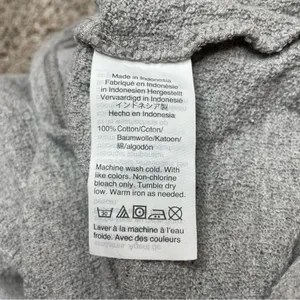 Madewell Texture & Thread Modern Tie-Front Top in Heather Pelican Grey Medium thumbnail 7