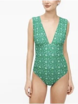 J. Crew Green Paisley size medium thumbnail 2