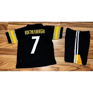 Nike Pittsburgh Steelers‎ Ben Roethlisberger Jersey NFL Shorts Sz 4 Lot Of 2 EUC thumbnail 6