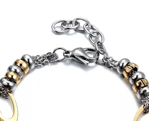 Women Stainless Steel Love Pendant Bracelet thumbnail 5