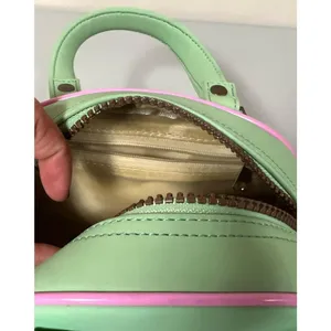 Von Dutch Mint Green Pink Mini Bowling Bag Purse Handbag Pocketbook Satchel 💚🩷 thumbnail 10