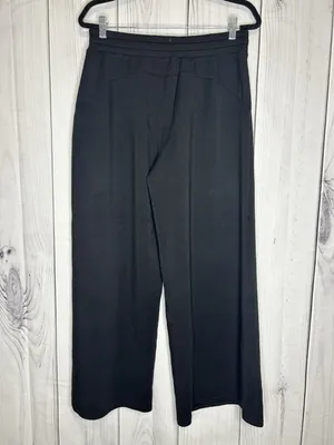Spanx AirEssentials Women's Sz XL Black Wide Leg Drawstring Pants Lounge 50239Q thumbnail 5