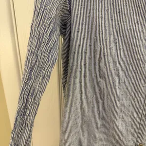 Free People No Limits Blue Stripe Cotton Button Up Shirt Blouse Small thumbnail 5