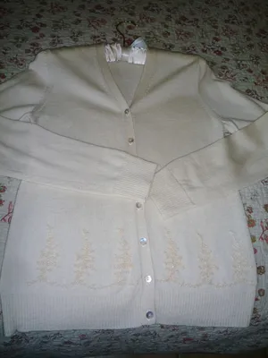 Liz Claiborne Collections Cream White Sweater thumbnail 4