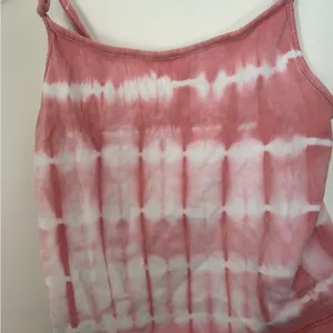 American Eagle AE Pink Tie Dye Crop Tank Spaghetti Strap XS Cotton thumbnail 5