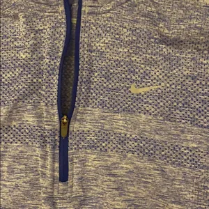 Nike Marled Purple Quarter Zip Pullover thumbnail 3