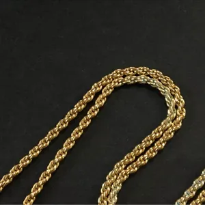 Christian Dior gold perfume bottle necklace with Dior logo thumbnail 5