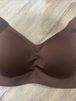 Xl Brown Wireless Smooth Moulded Bra thumbnail 2