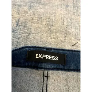 Express Blue Button Fly High Rise Ankle Leggings Women's 4R thumbnail 4