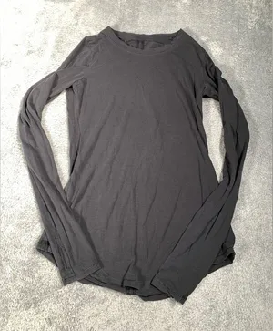 Lululemon athletica Dark Gray Long Sleeve Shirt thumbnail 1