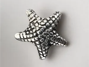 Vintage Sterling Silver Starfish Charm Fits Most Snake Charm Bracelets thumbnail 2