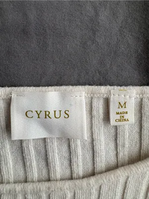 Cyrus Ribbed Crew-Neck Sweater in Cream thumbnail 4