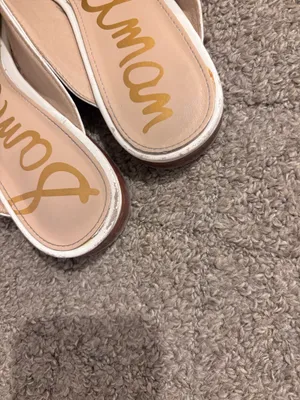 White Sam Edelman Mules thumbnail 2