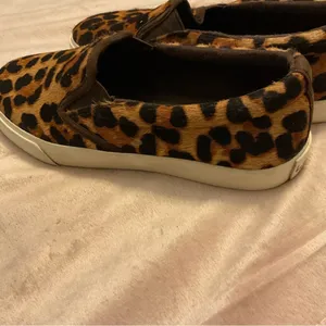 Lauren Ralph Lauren Cedar II Slip On Shoes Womens 6B Leopard Print Calf Hair thumbnail 6