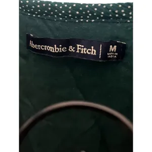 Abercrombie & Fitch Women's M Plunge Neck Wrap Bodysuit Emerald Green Polka‎ Dot thumbnail 5