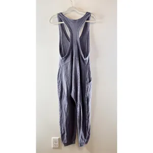 Out From Under Urban Outfitters Waffle Knit Thermal One Piece Jumpsuit Purple thumbnail 4