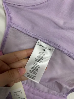 Francesca's Lilac Corset Top thumbnail 3