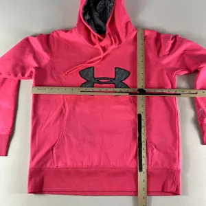 Under Armour Hoodie Womens XS Pink UA‎ Fleece Hooded Sweatshirt Storm Women's thumbnail 7