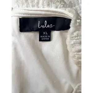 LuLus White Skater Dress V-Neck XL thumbnail 9